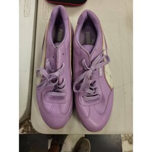 Puma‎ Roma Basic Sneakers Lavender White Stripe Women's US 10 Athletic Shoes